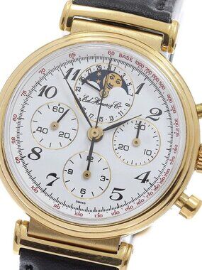 Heuer Edward Heuer 188.215/1 Moon phase chronograph Hand Winding Men's_966186